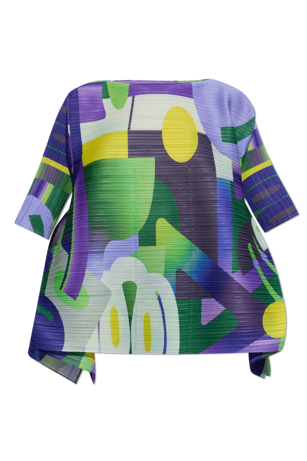 Multicolorido Top plissado Pleats Please Issey Miyake - Vitkac Brazil